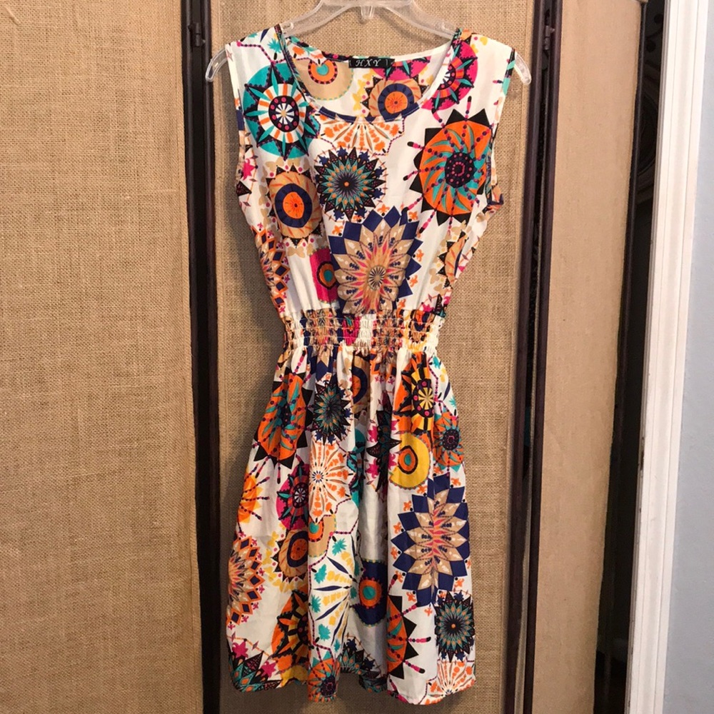 HXY Patterned Sun Dress